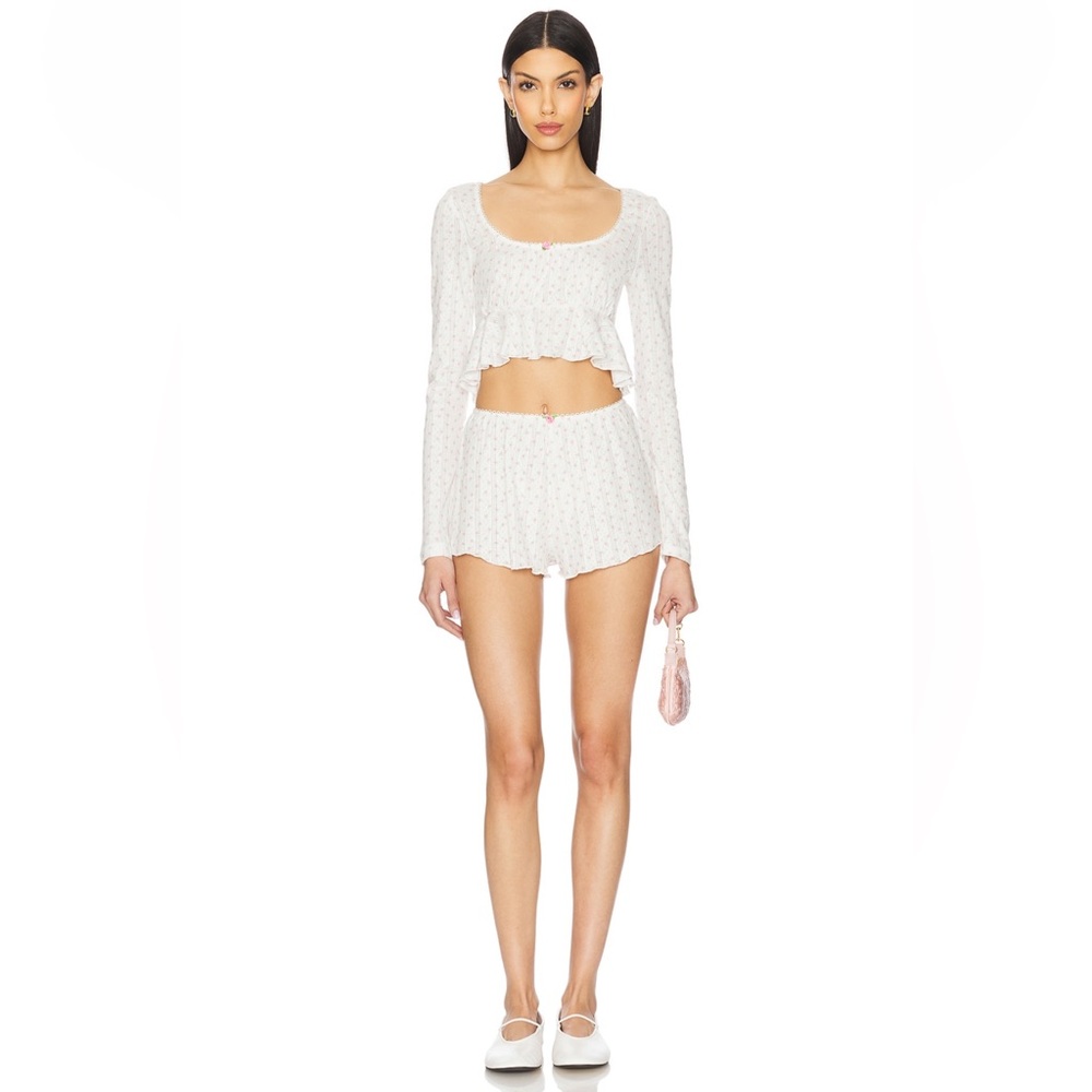 Women's White Pajama Set